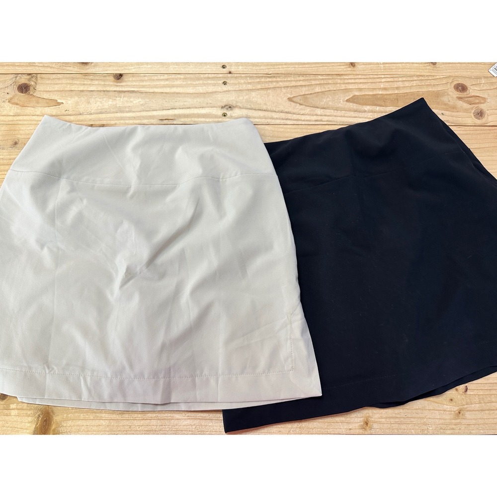 Smallwood's Yachtwear Women's Performance Skorts Lot of 2 Tan Black Size 4